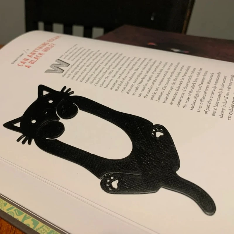 گیره نگهدارنده صفحه کتاب مدل گربه - تصویر 2