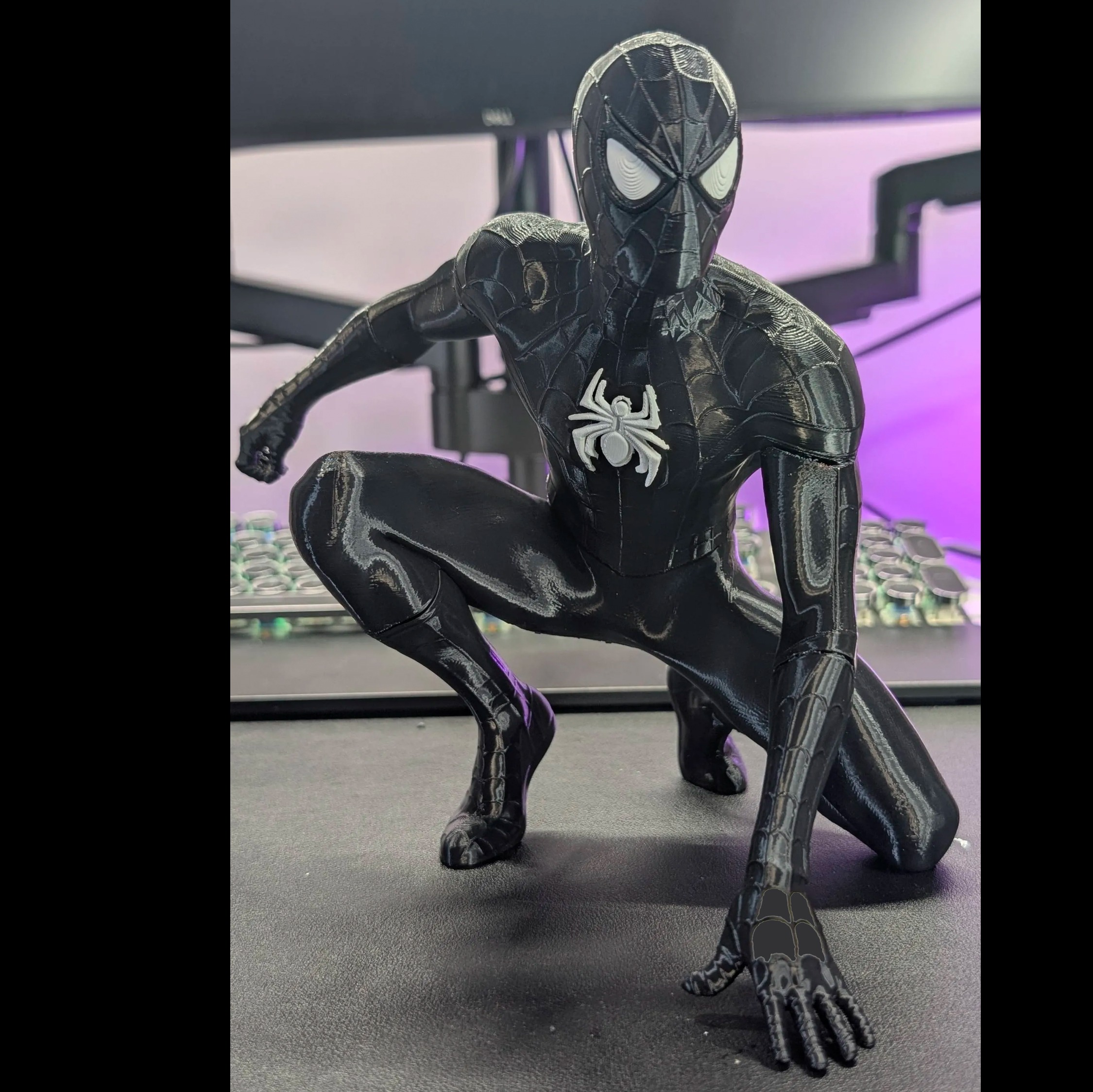 فیگور مرد عنکبوتی (Symbiote Spider-Man) اکشن فیگور کلکسیونی - تصویر 3