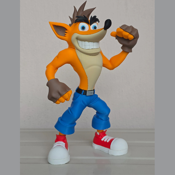 فیگور کراش بندیکوت Crash Bandicoot اکشن فیگور کلکسیونی - تصویر 3