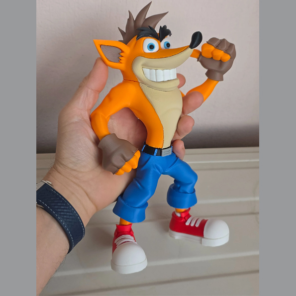 فیگور کراش بندیکوت Crash Bandicoot اکشن فیگور کلکسیونی - تصویر 4