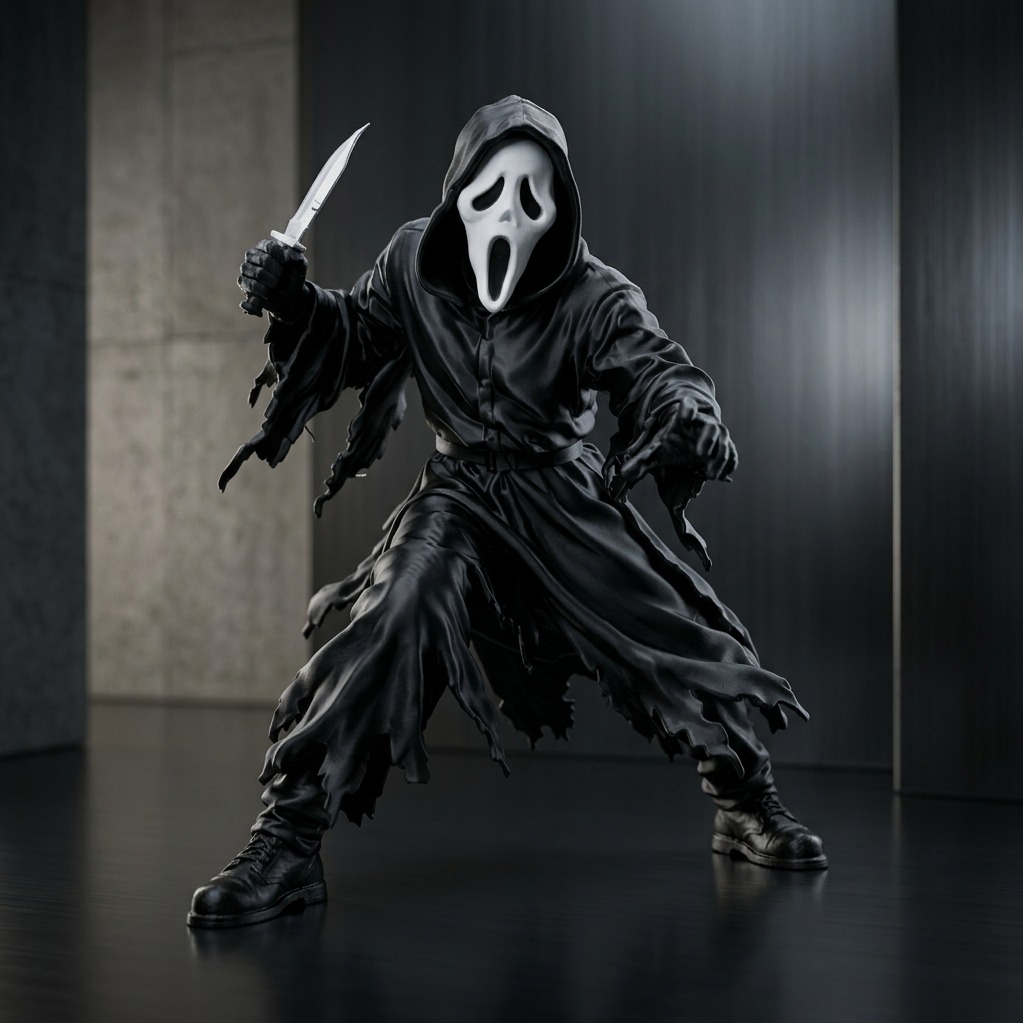 فیگور گوستفیس Ghostface Assault in the Night - تصویر 3
