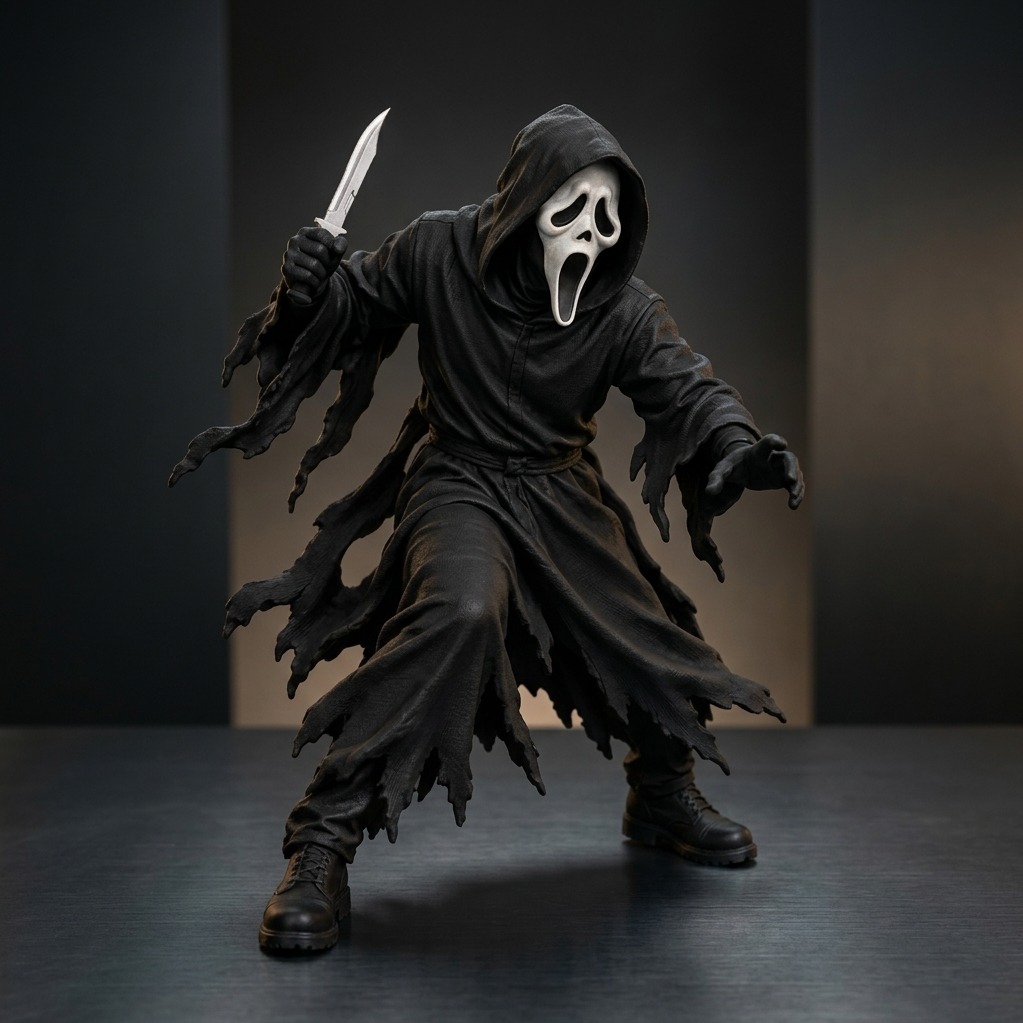 فیگور گوستفیس Ghostface Assault in the Night - تصویر 6