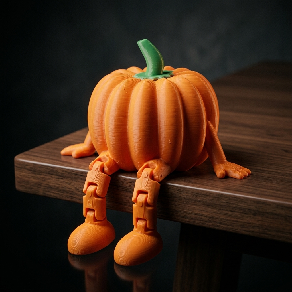 دکوری کدوی مفصلی Articulated Pumpkin