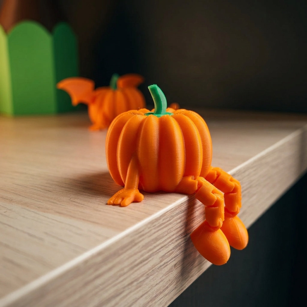 دکوری کدوی مفصلی Articulated Pumpkin - تصویر 3