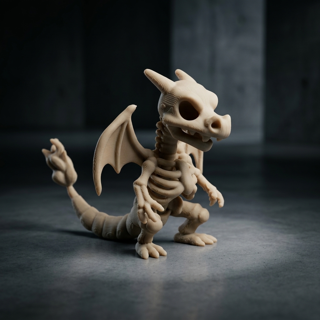 فیگور اسکلتی چاریزارد پوکمون Charizard Pokemon Skeleton Figure