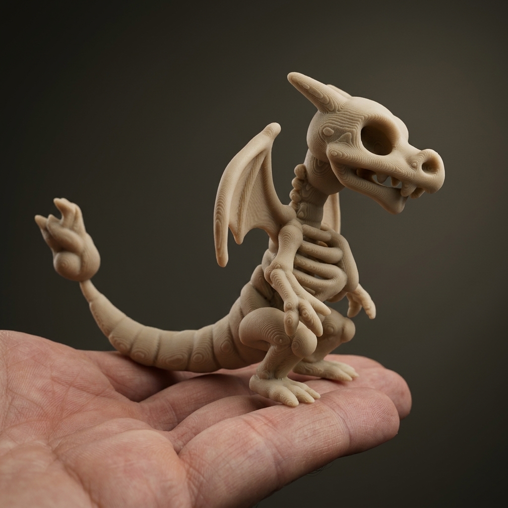 فیگور اسکلتی چاریزارد پوکمون Charizard Pokemon Skeleton Figure - تصویر 2