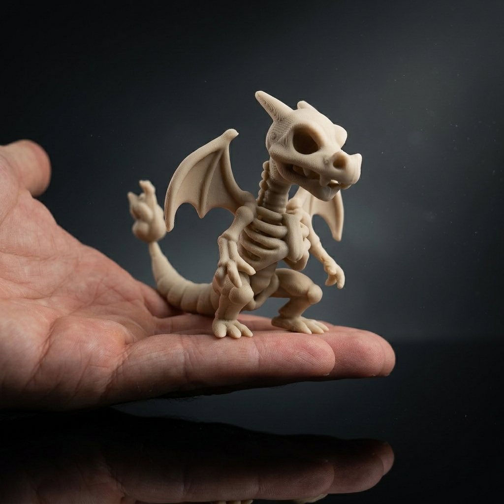 فیگور اسکلتی چاریزارد پوکمون Charizard Pokemon Skeleton Figure - تصویر 3