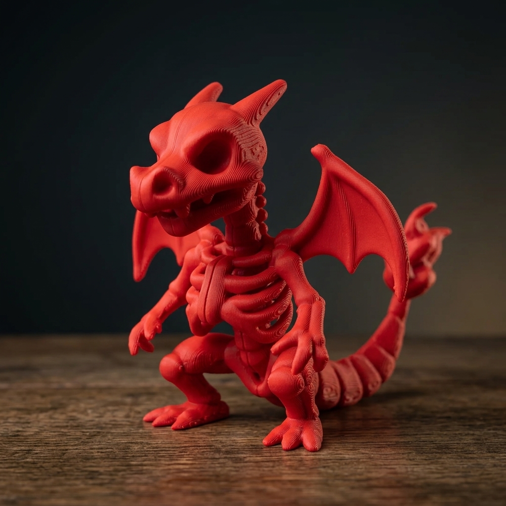 فیگور اسکلتی چاریزارد پوکمون Charizard Pokemon Skeleton Figure - تصویر 6