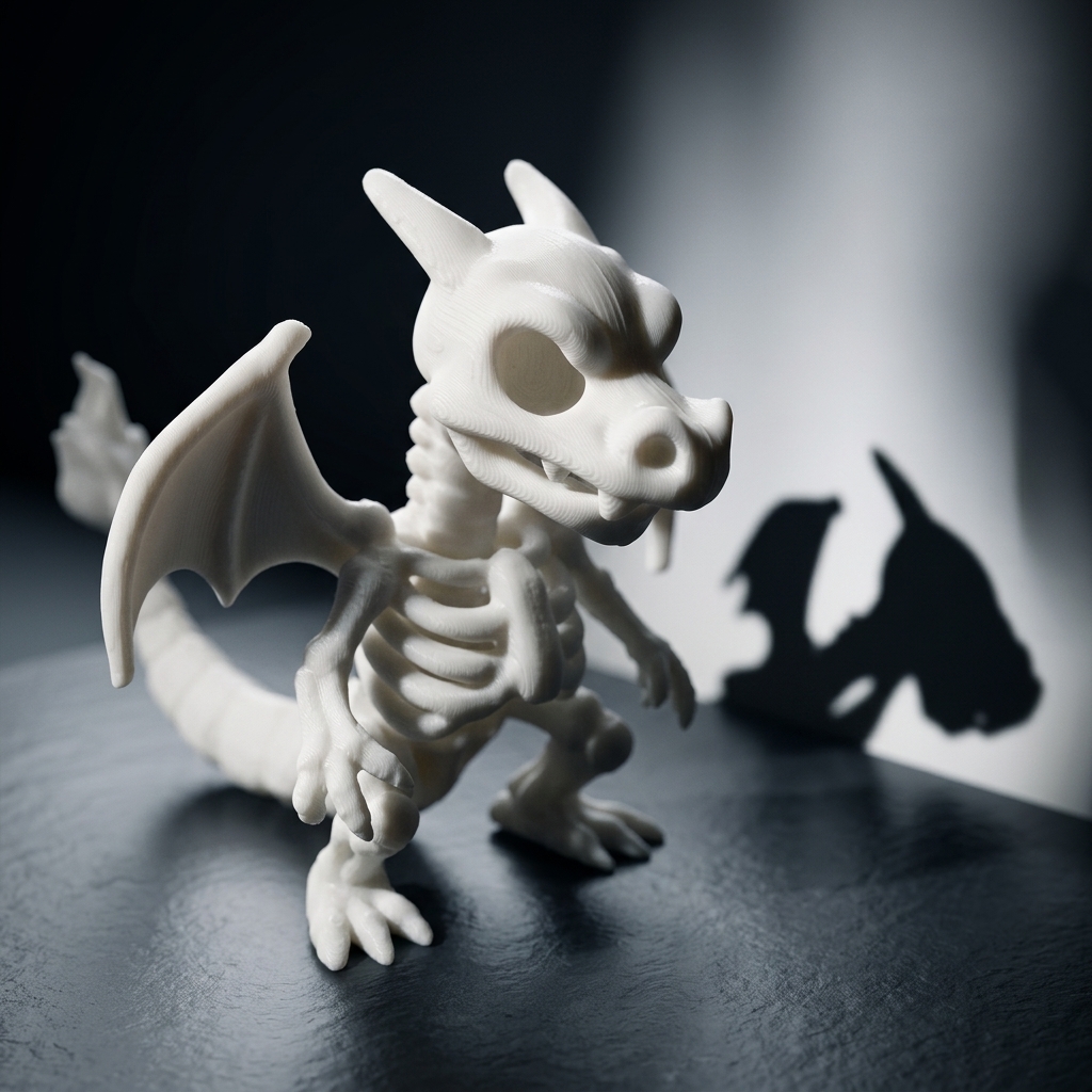 فیگور اسکلتی چاریزارد پوکمون Charizard Pokemon Skeleton Figure - تصویر 8