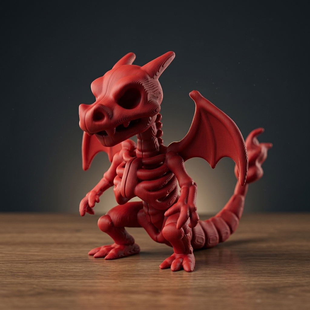فیگور اسکلتی چاریزارد پوکمون Charizard Pokemon Skeleton Figure - تصویر 9