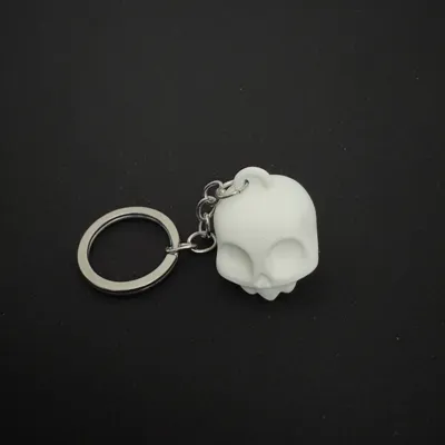 جاکلیدی جمجمه بامزه Cute Skull Keychain - تصویر 2