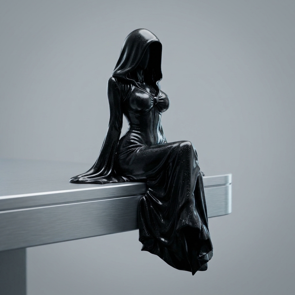 مجسمه لیدی ریپر نشسته Lady Reaper The Silent Throne - تصویر 7