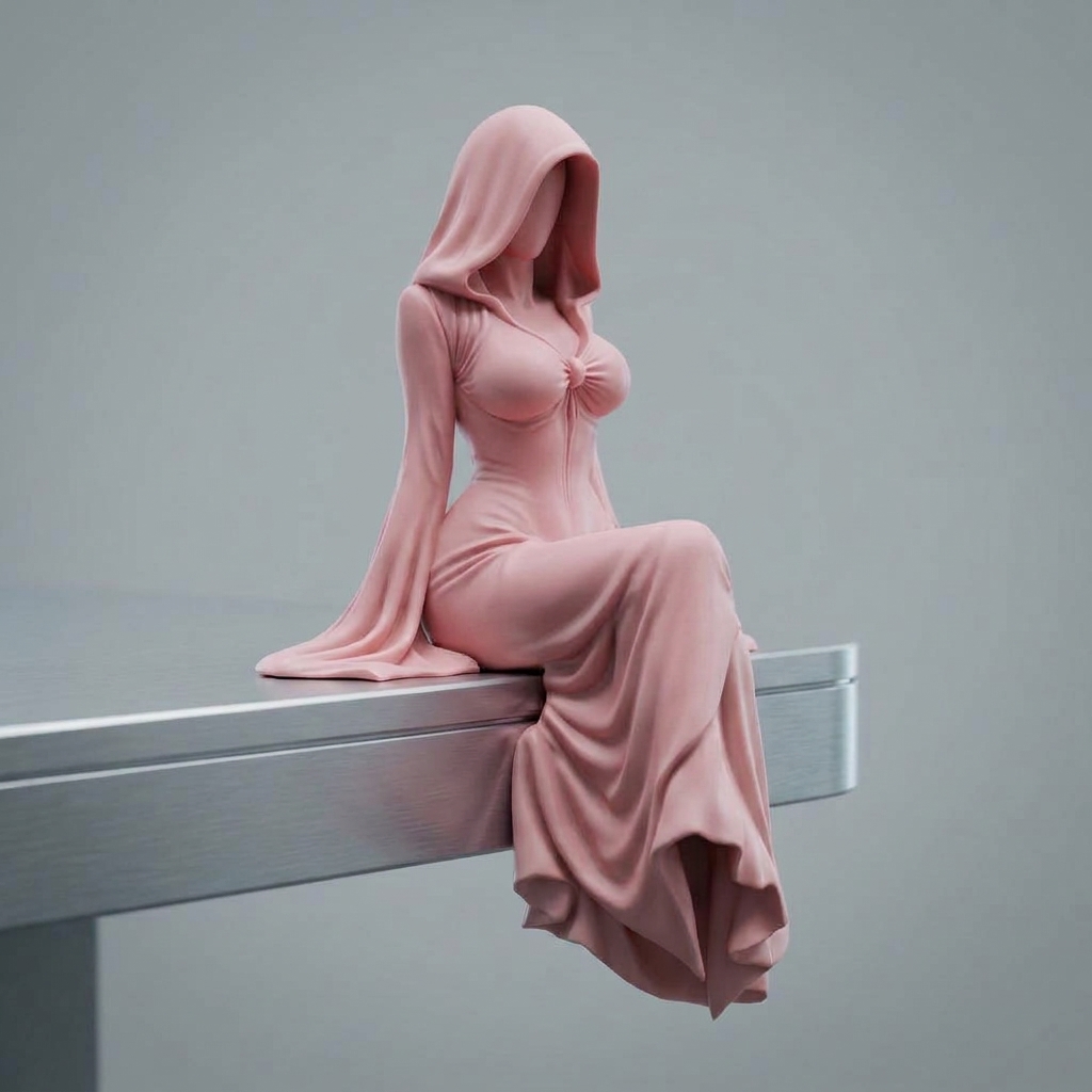 مجسمه لیدی ریپر نشسته Lady Reaper The Silent Throne - تصویر 8