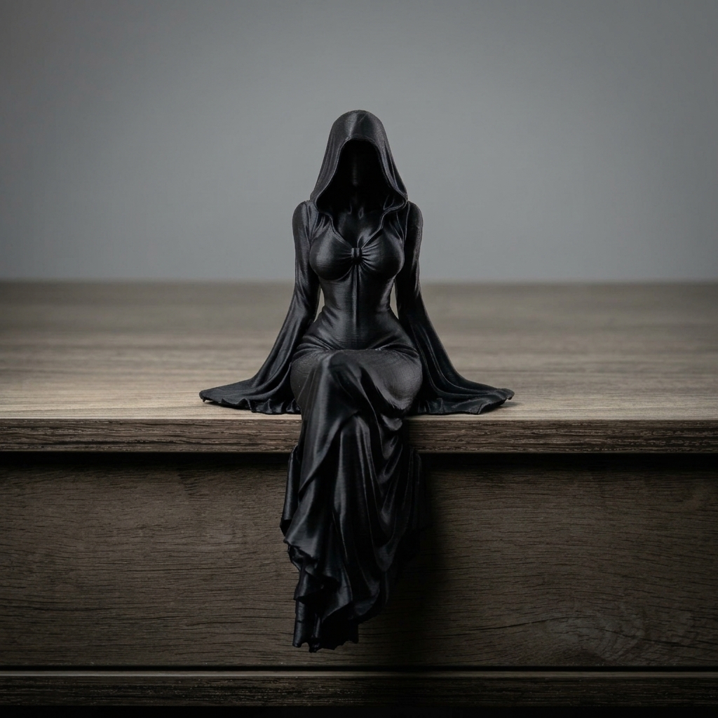 مجسمه لیدی ریپر نشسته Lady Reaper The Silent Throne - تصویر 10