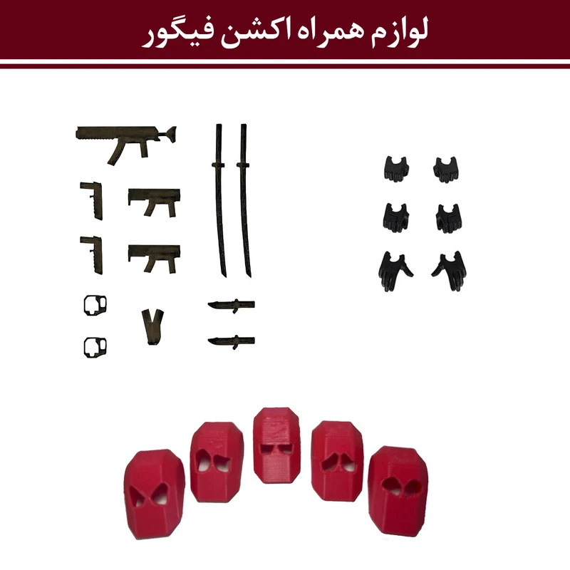 اکشن فیگور مدل Dummy 13 طرح ددپول - تصویر 3
