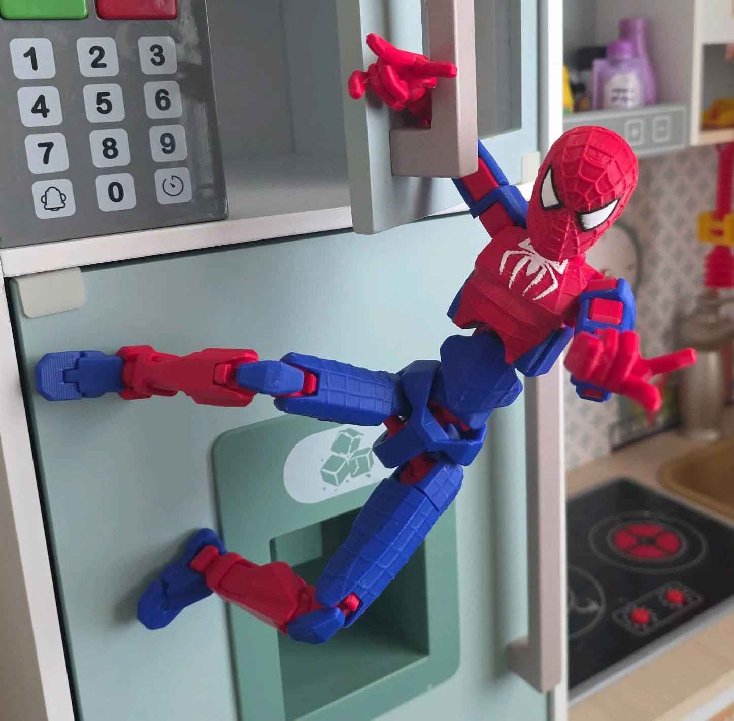اکشن فیگور طرح دامی 13 مدل spiderman  - تصویر 7